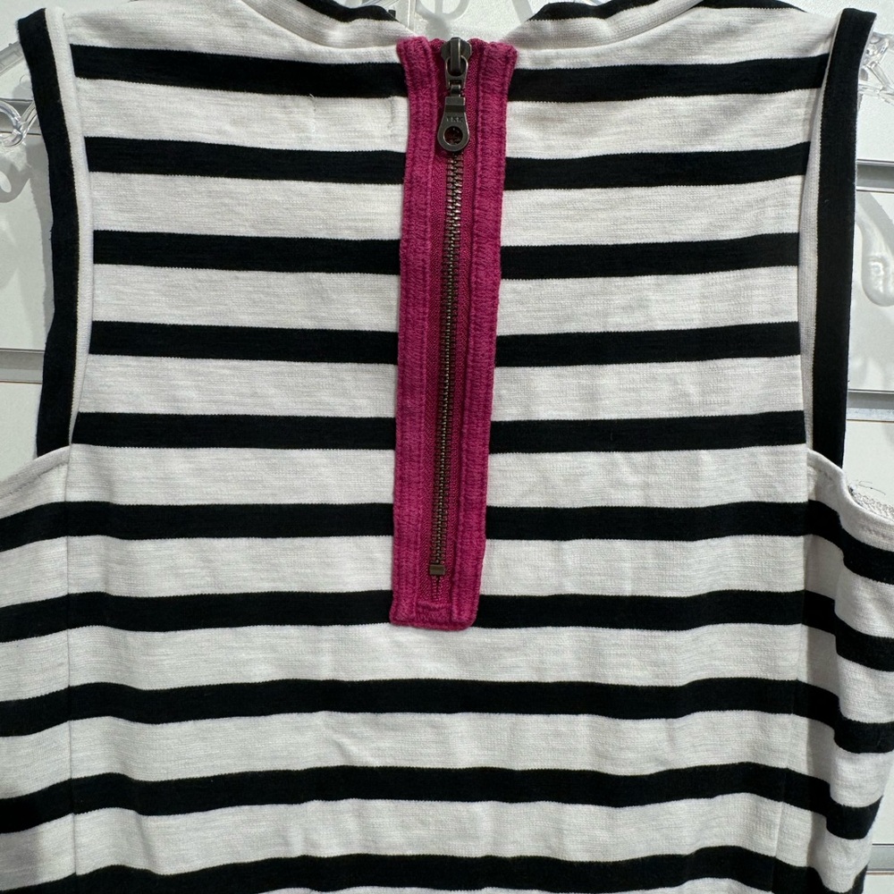 Hatley Black and Pink Striped Mini Dress - Picture 6 of 8